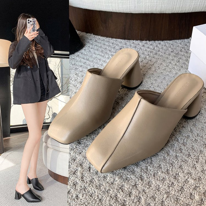 Damen Elegante Mules mit modernem Design und komfortabler Absatzhöhe Drune