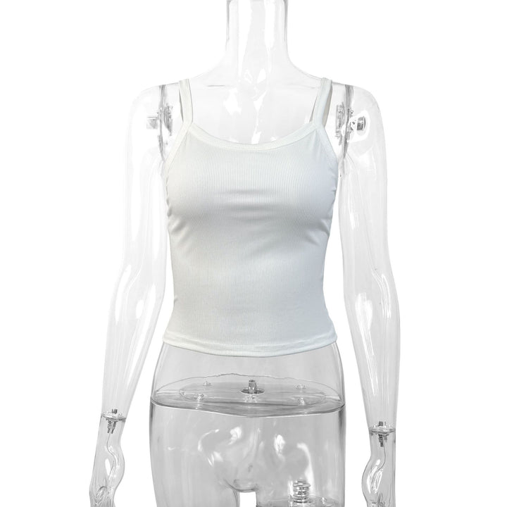 Damen Trägershirt aus Rippenstoff mit figurbetontem Schnitt Drune