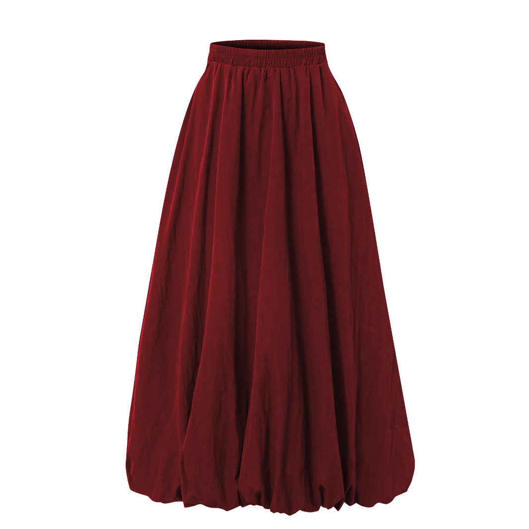 Damen luftiger Midirock Drune