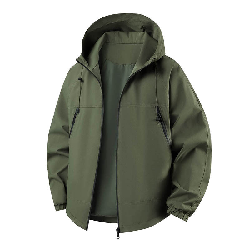 Herren Leichte Outdoorjacke mit verstellbarer Kapuze Drune