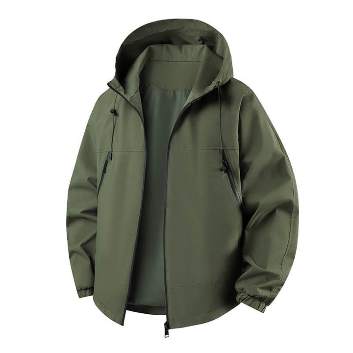 Herren Leichte Outdoorjacke mit verstellbarer Kapuze Drune