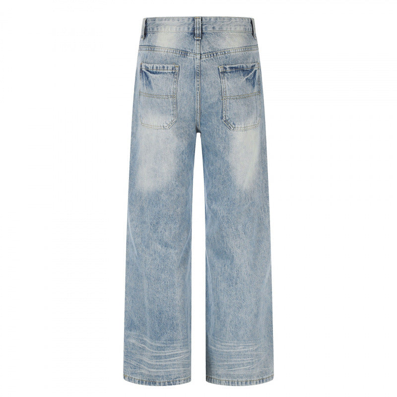 Damen Kurz geschnittene High‑Waist Culotte-Jeans mit weitem Bein, Retro‑Wash und softer Denimqualität Drune