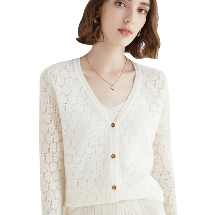 Damen Ultraleichter Mockneck-Pullover aus kaschmirähnlichem Feinstrick mit verlängerter Saumlinie Drune