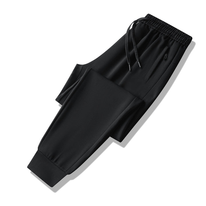 Herren Atmungsaktive Tech‑Jogginghose mit elastischem Bund, Kordelzug & schlanker Tapered‑Silhouette Drune