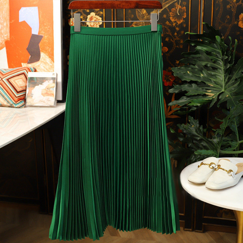 Damen Elegante und luftige Plissee-Rock Kombination Drune