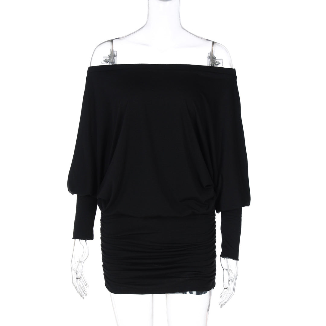 Damen Off-Shoulder Minikleid mit lässigem Schnitt und weichem Material Drune