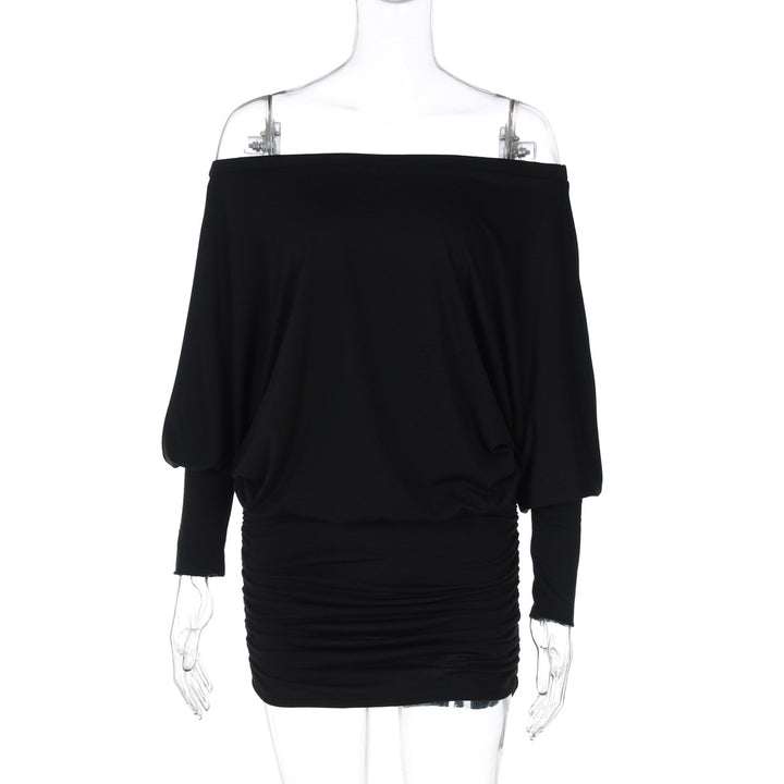 Damen Off-Shoulder Minikleid mit lässigem Schnitt und weichem Material Drune