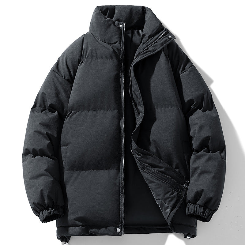 Herren gesteppte Kapuzen-Isolationsjacke mit Thermowattierung und Kordelzug Drune