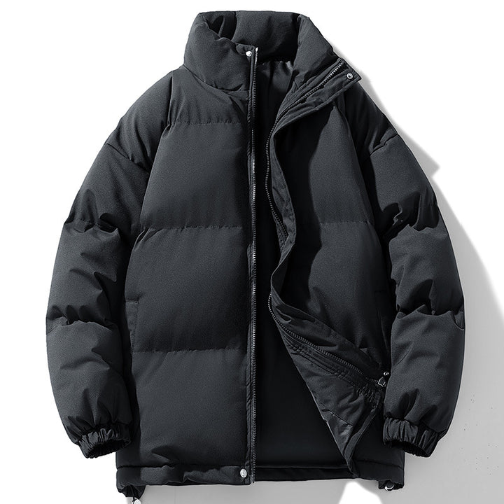 Herren gesteppte Kapuzen-Isolationsjacke mit Thermowattierung und Kordelzug Drune