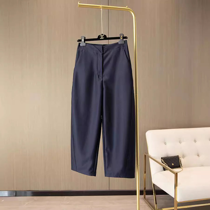 Damen Elegante weite Stoffhose Drune
