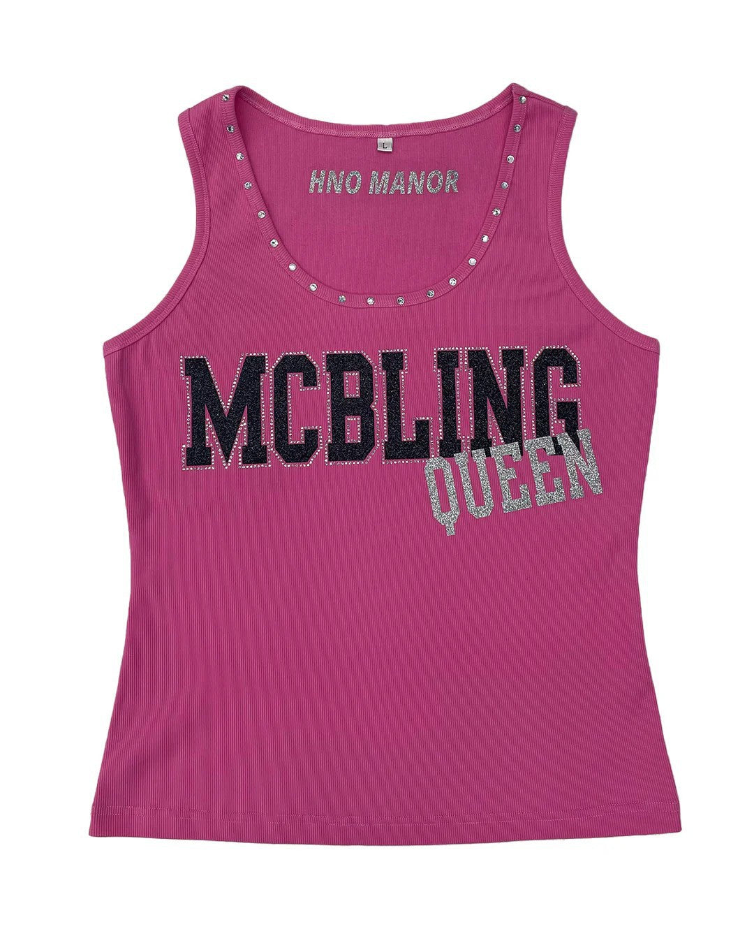 Damen Trendiges Tanktop mit Glitzerakzenten Drune