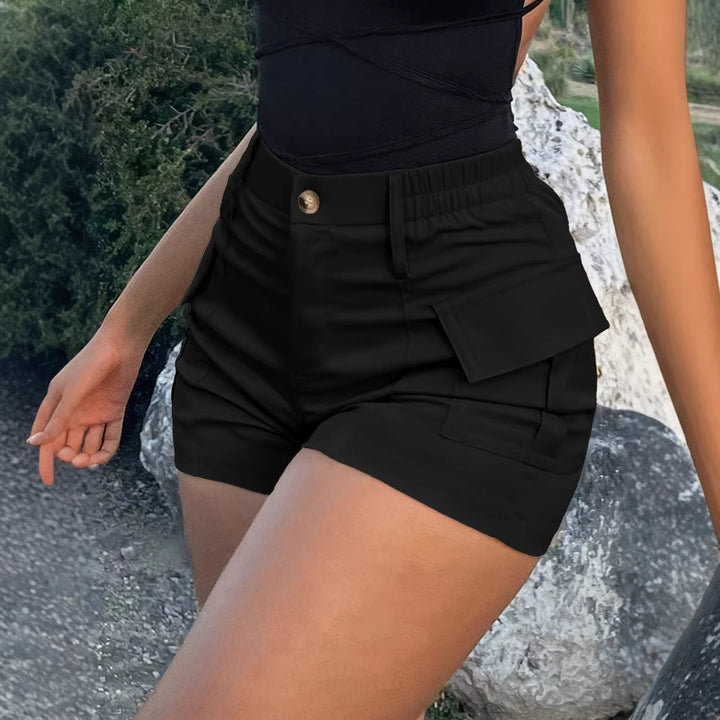 Damen Cargo-Shorts mit elastischem Bund und praktischen Seitentaschen Drune