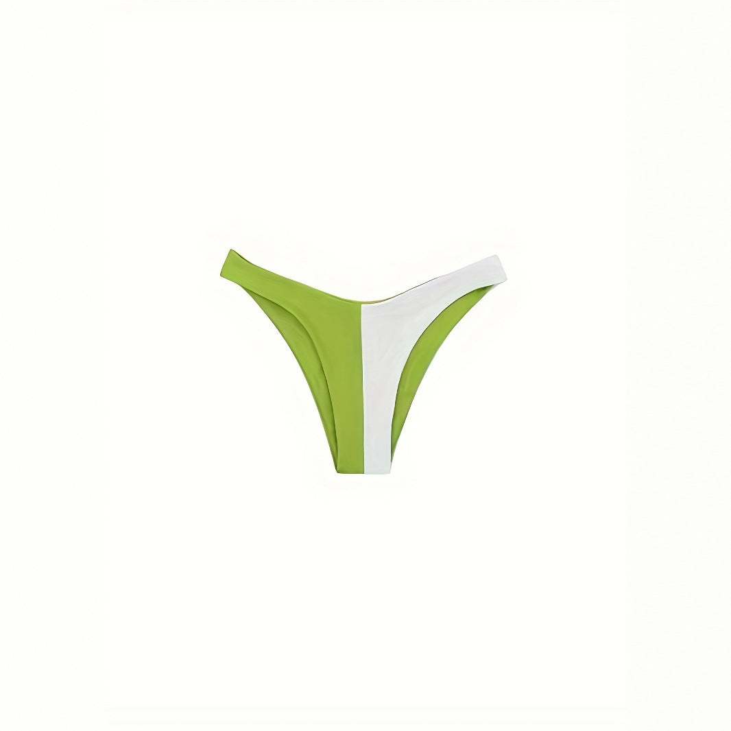 Damen Bikinis mit tiefem V-Ausschnitt und schmalen Trägern Drune