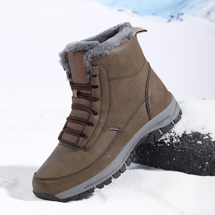 Damen Gefütterte Thermo-Winterstiefelette mit rutschfester Profilsohle und wasserabweisender Oberfläche Drune