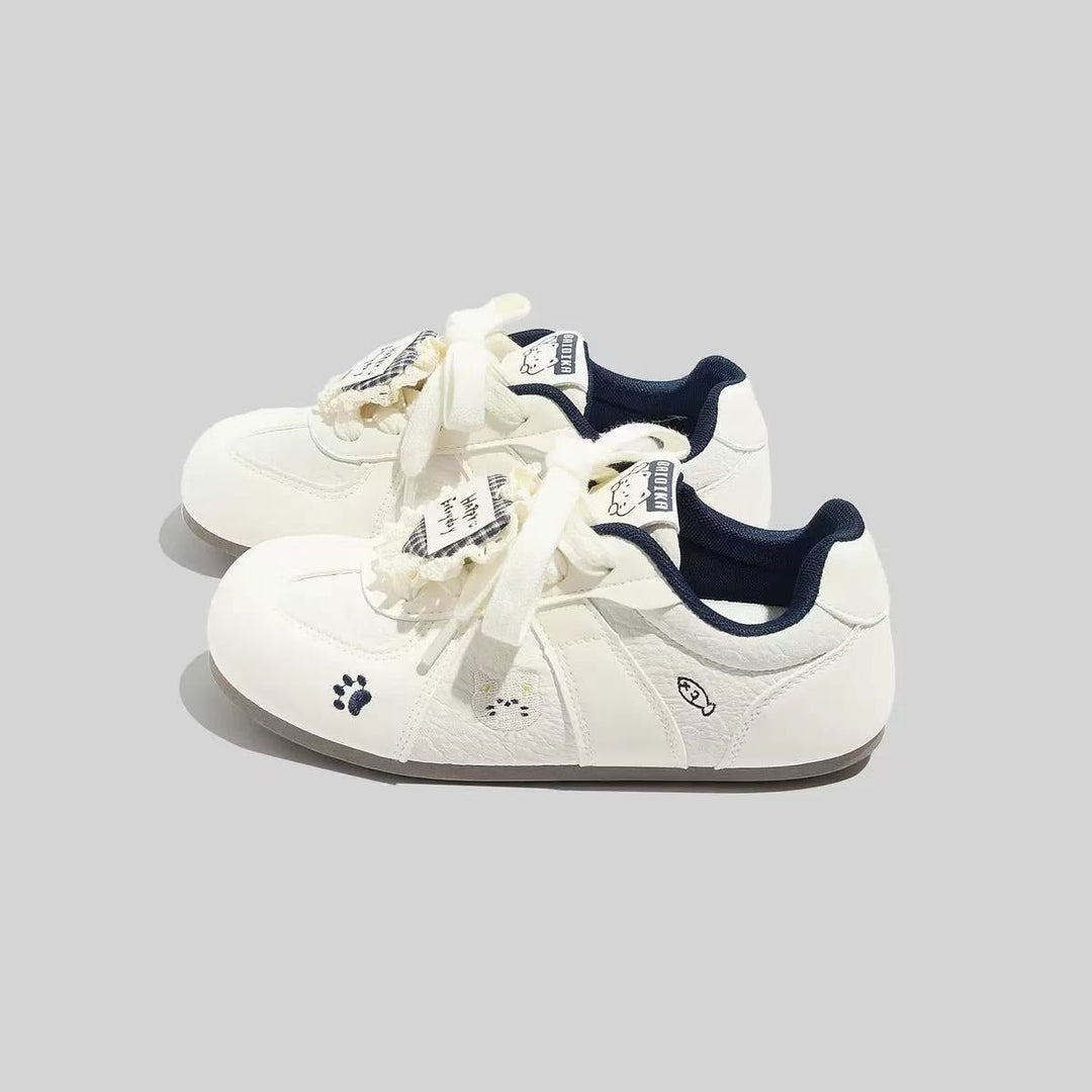 Damen Sneakers mit verspieltem Tierdesign und bequemer Sohle Drune