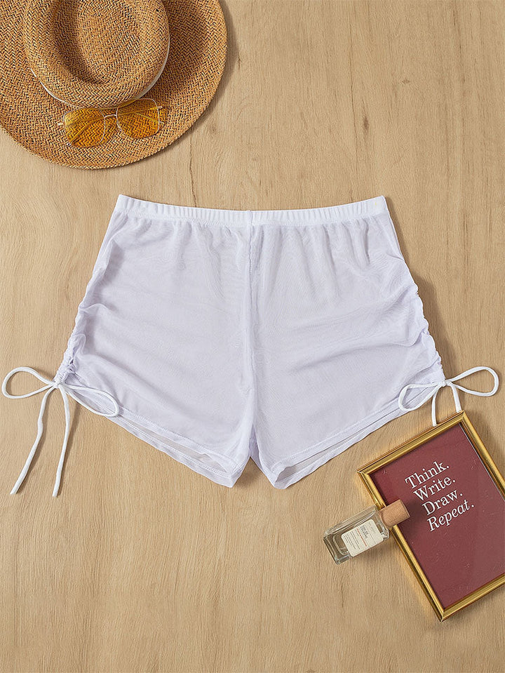 Damen Badeshorts mit seitlichen Raffungen Drune