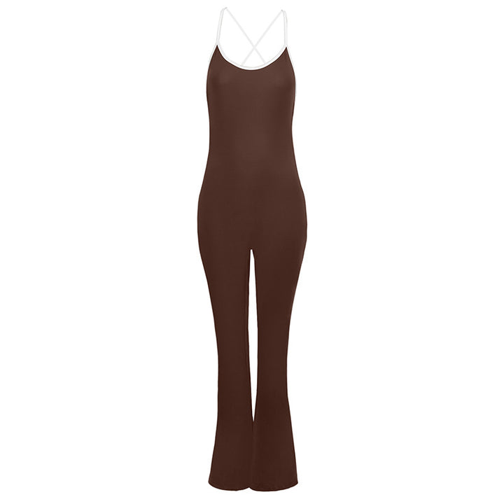 Damen Overall mit Spaghettiträgern Drune
