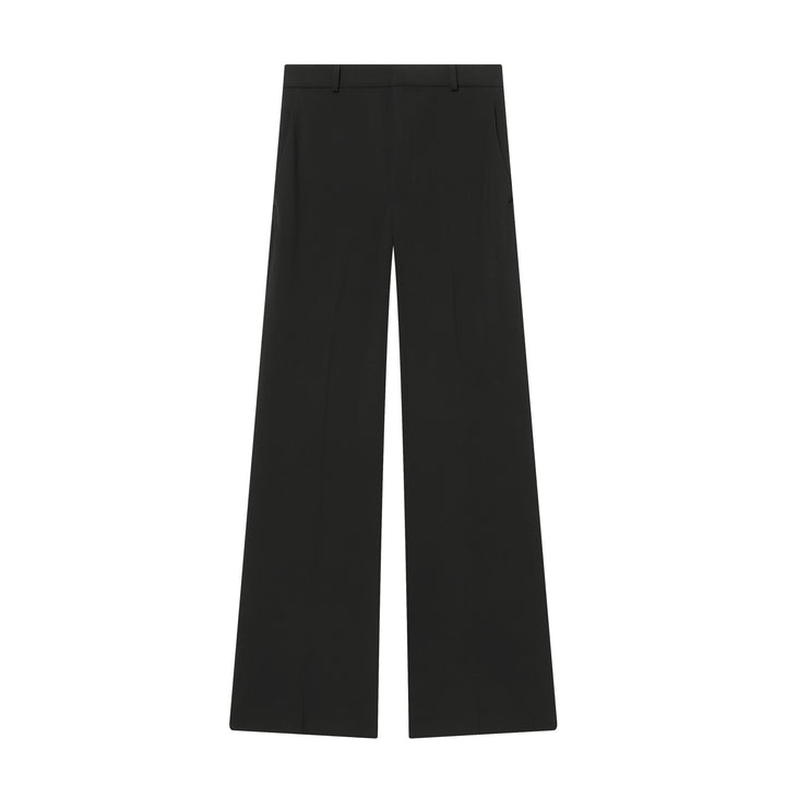 Damen nan hochtaillierte Wide-Leg Anzughose mit Bügelfalte und geradem Bein Drune