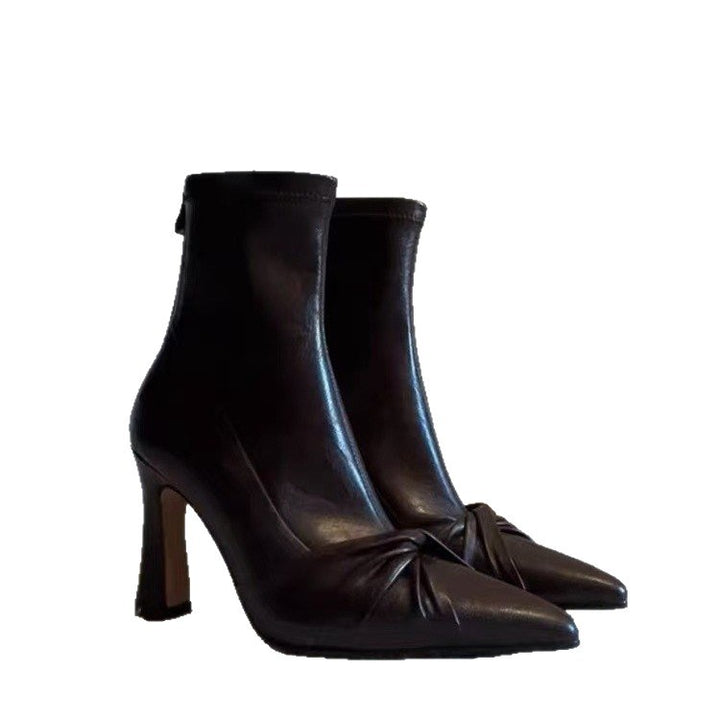 Damen Hohe klassische Stiefeletten Drune