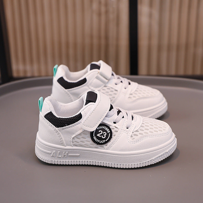 Damen Sportliche Sneaker mit atmungsaktiver Mesh-Oberfläche und praktischem Klettverschluss Drune