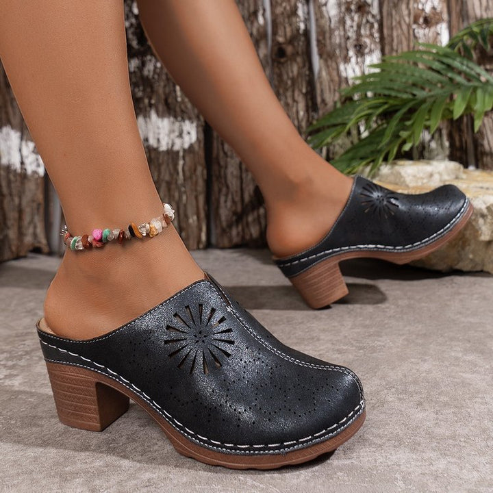 Damen offene Clogs Drune