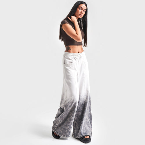 Damen Weitgeschnittene Freizeithose mit einzigartigem Ombre-Effekt Drune