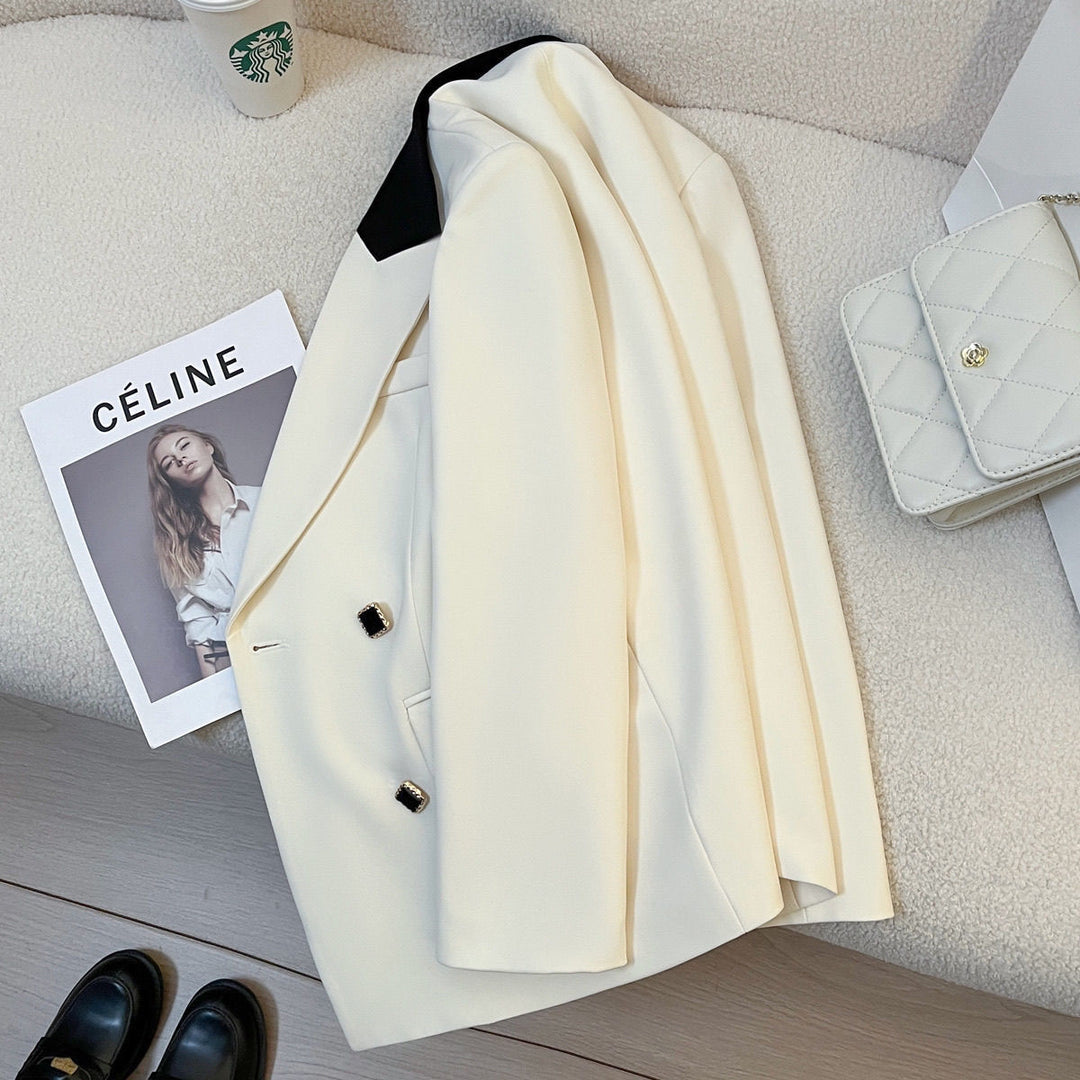 Damen Eleganter und moderner Doppelreiher-Blazer Drune