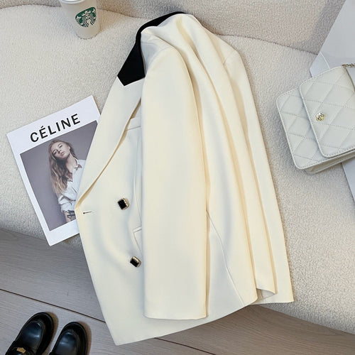 Damen Eleganter und moderner Doppelreiher-Blazer Drune