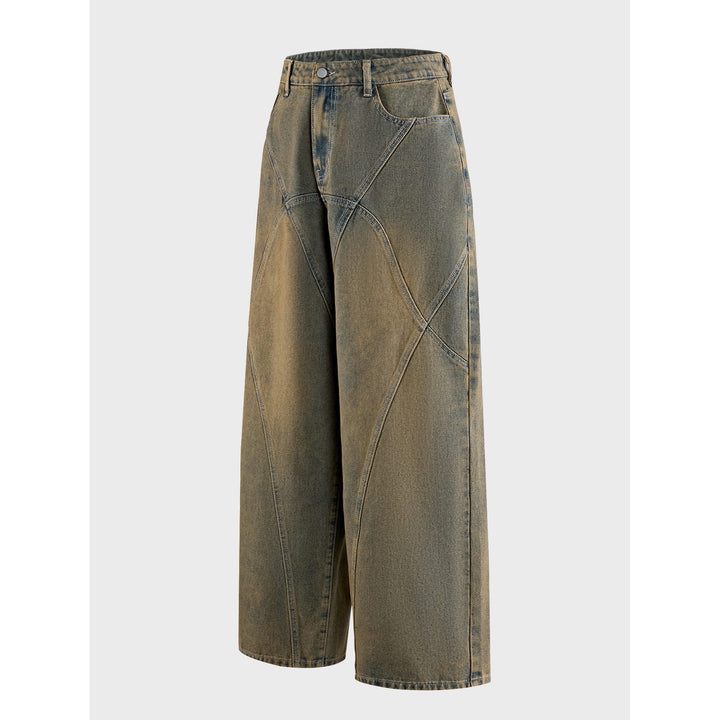 Damen Weite Jeans Drune