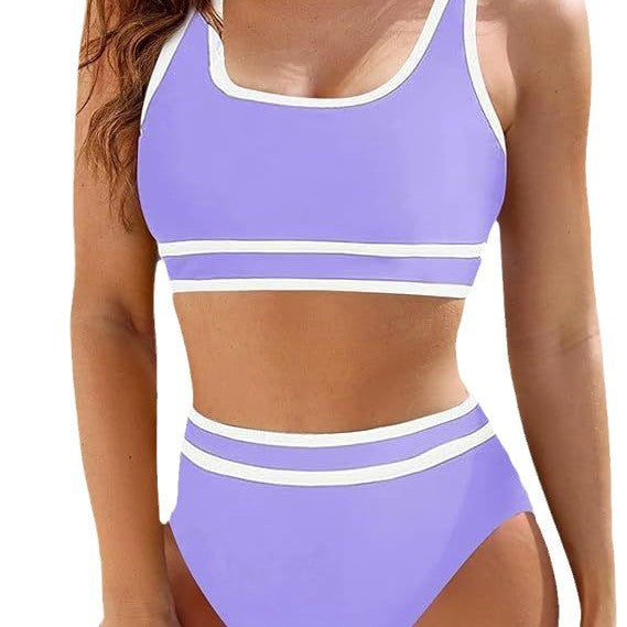 Damen Hochtailliertes Sport-Bikini-Set Drune