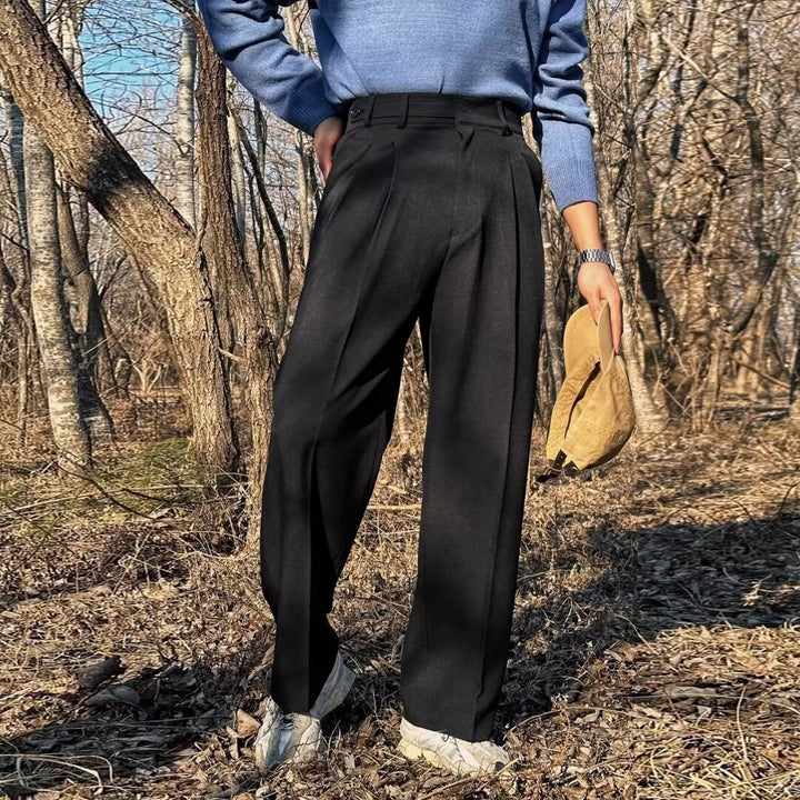 Damen Modische Hochbundhose Drune