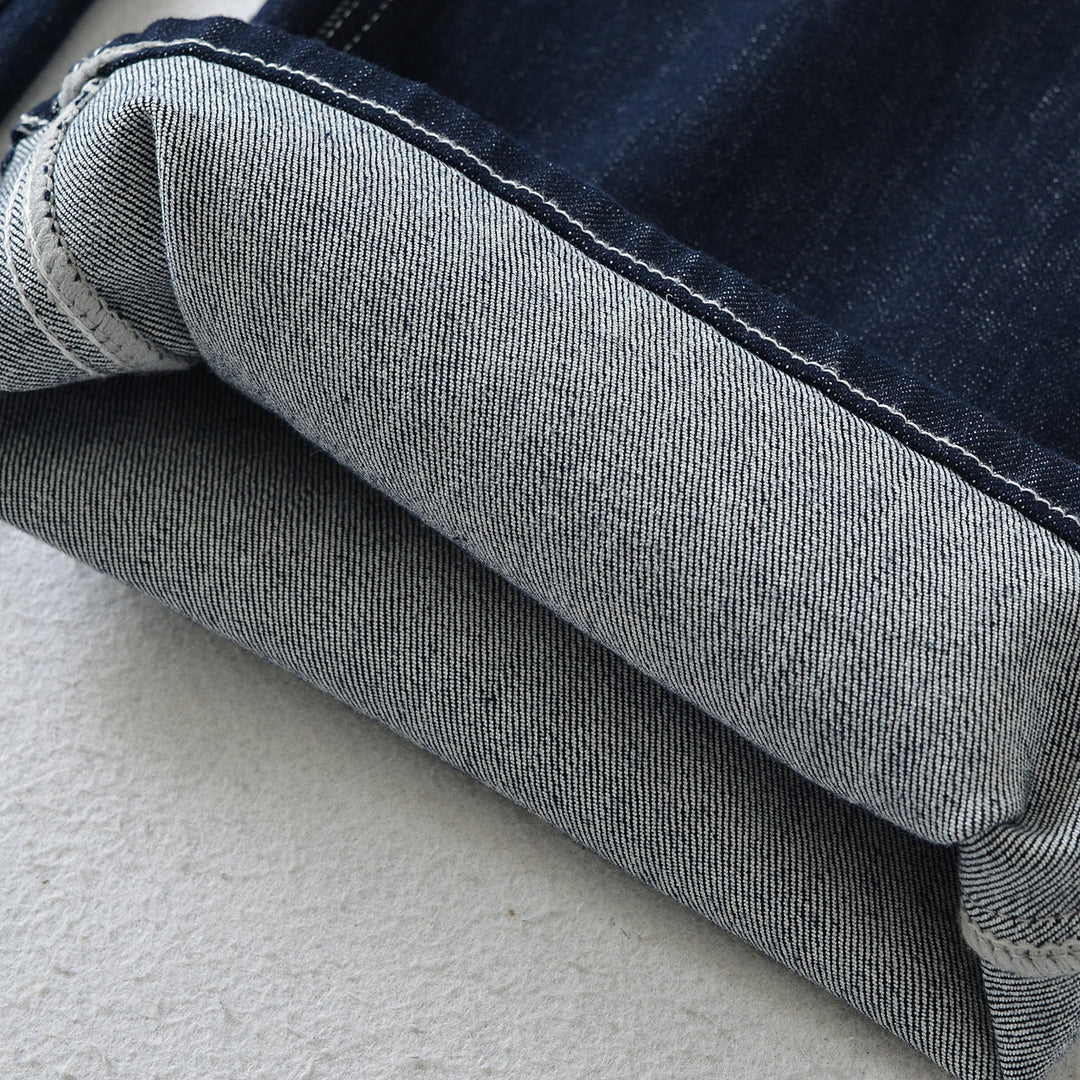 Damen Flared-Jeans mit dekorativer Mittelnaht und Kontrastnähten Drune
