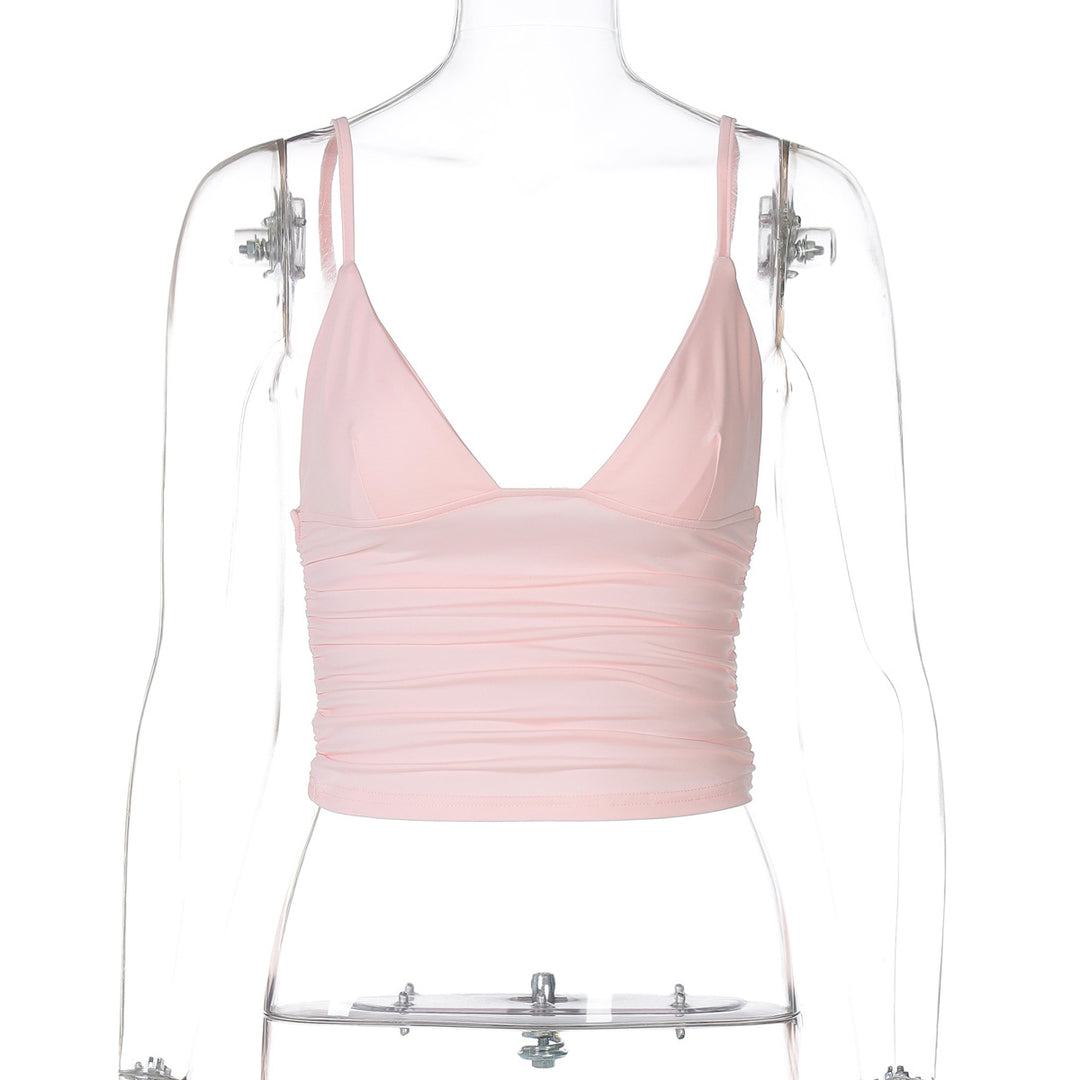 Damen Crop-Top mit asymmetrischem Schnitt und figurbetonter Silhouette Drune