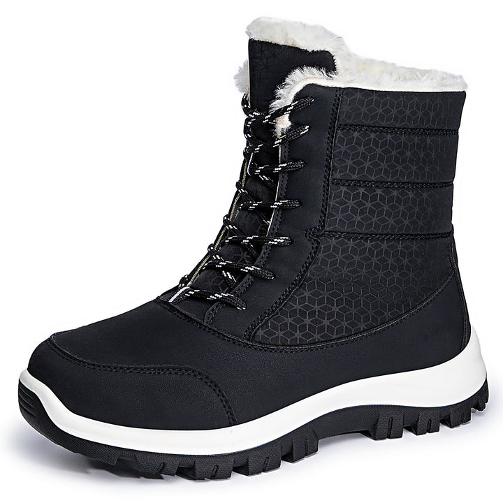 Damen Winterstiefel mit kuscheligem Kunstfellfutter und rutschfester Sohle Drune