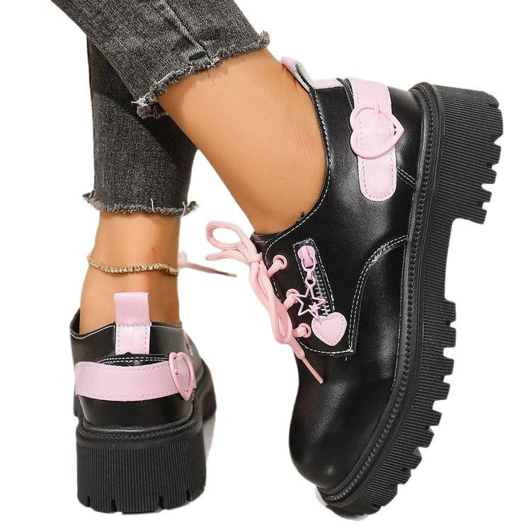 Damen Modische Schnürstiefeletten mit ausgefallenem Design Drune