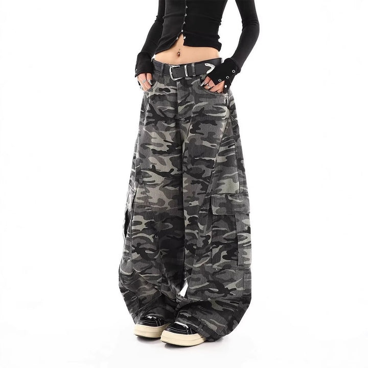 Herren Cargo-Hose im Camouflage-Design Drune