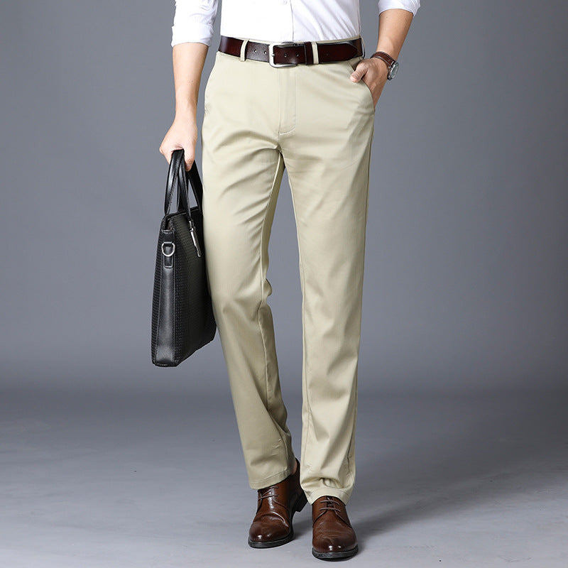 Herren elegante Anzughosen im modernen Slim Fit Schnitt Drune