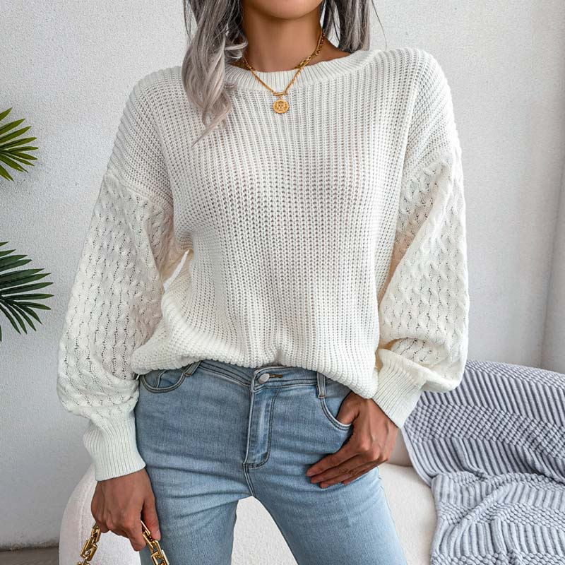 Drune | Einfarbige Strickpullover