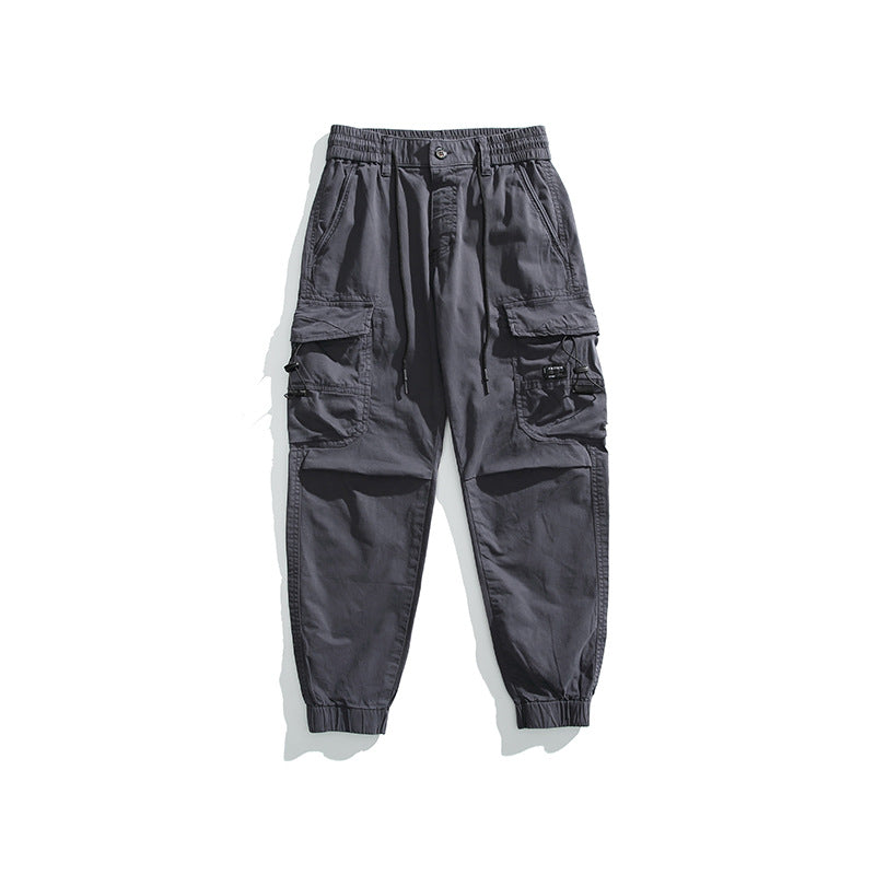 Herren Utility-Cargo-Joggerhose mit elastischem Komfortbund und Multifunktions-Taschen Drune