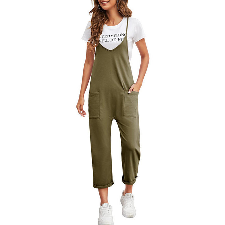 Damen entspannter Jumpsuit mit praktischen Taschen und lässigem Schnitt Drune