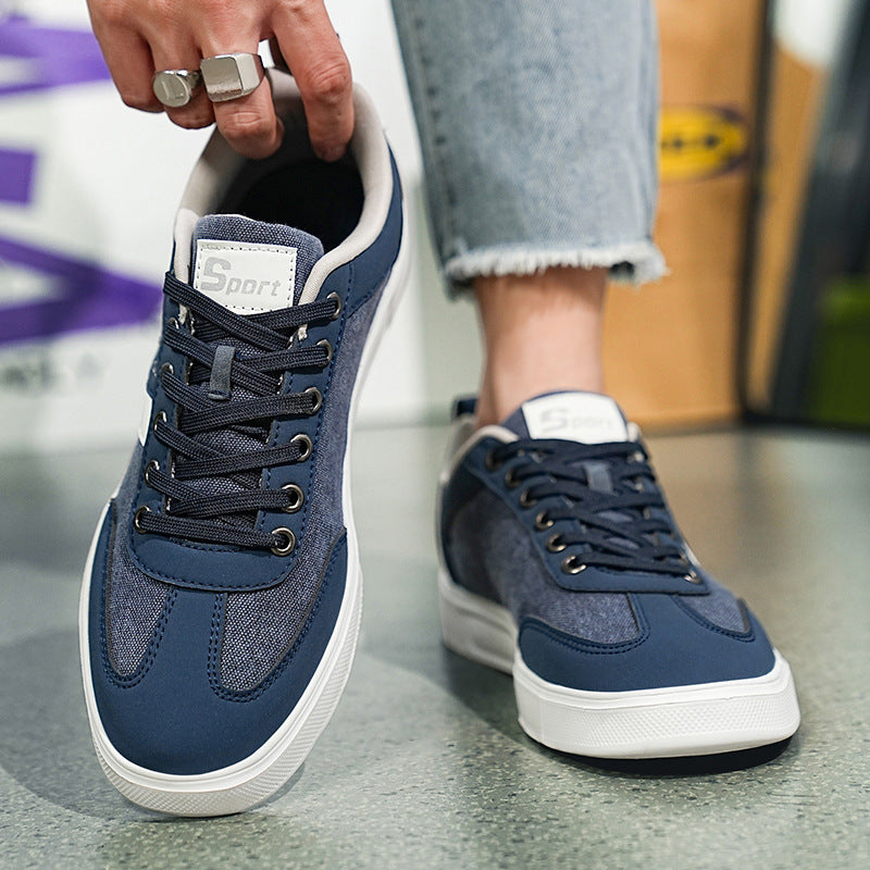 Herren nan urbaner Canvas- und Kunstleder-Sneaker mit gepolstertem Einstieg und profilierter Gummisohle Drune