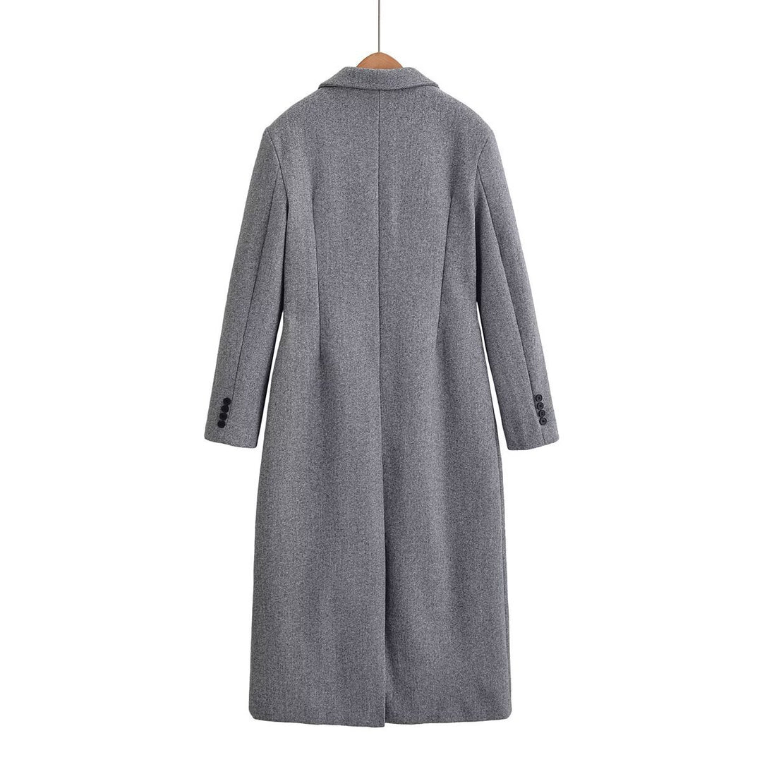 Damen eleganter Bouclé-Mantel Drune
