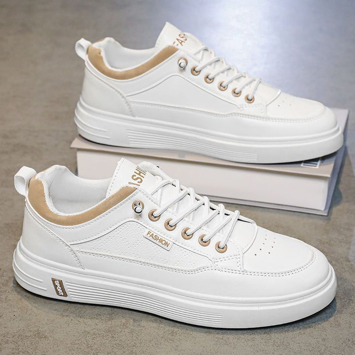 Damen Modische Sneakers mit hochwertiger Lederoberfläche und dämpfendem Fußbett Drune