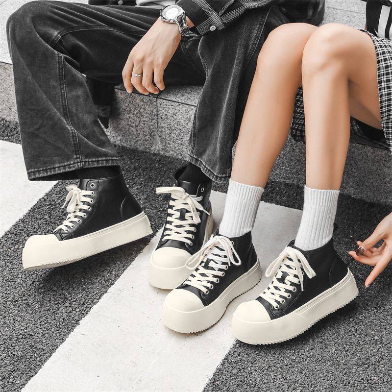 Damen Hohe Plattform-Sneaker mit modernem Design und robustem Profil Drune