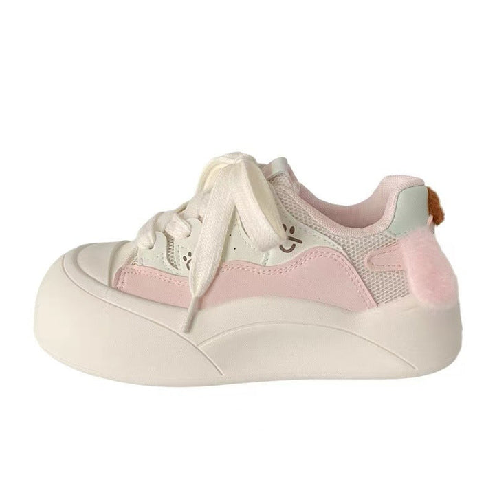 Damen Trendy Sneakers mit süßen Dekorationen und komfortabler Dämpfung Drune