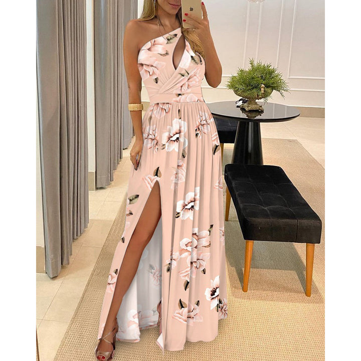 Drune | Ärmelloses Kleid mit hoher Taille und Öffnung