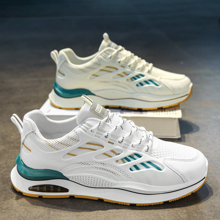 Damen Sportliche Sneakers mit atmungsaktiven Mesh-Einsätzen und dämpfender Sohle Drune