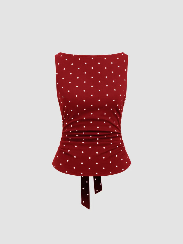Damen Chic Rollkragen Top mit Raffung und Bindegürtel Drune