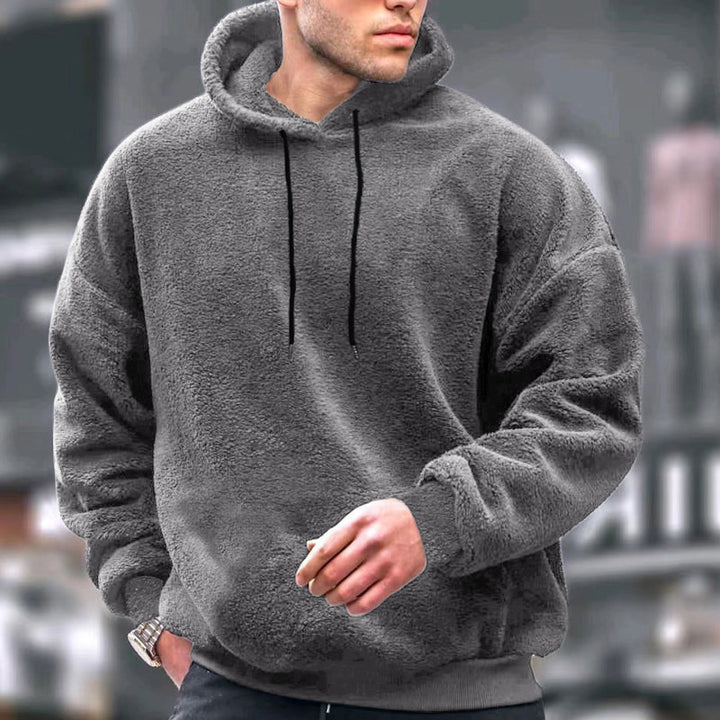 Herren kuschelweicher Kapuzenpullover Drune