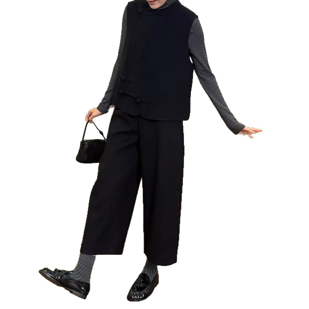 Damen Bequeme und elegante Culottes Drune